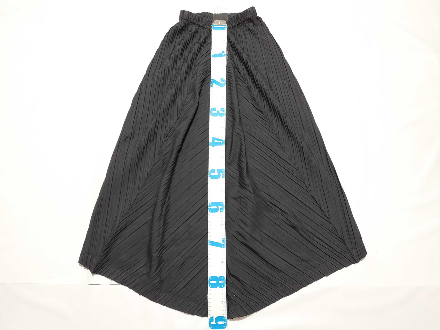 ISSEY MIYAKE 80s Brush Tag Pleated Skirt JG51139 Black M Skirt