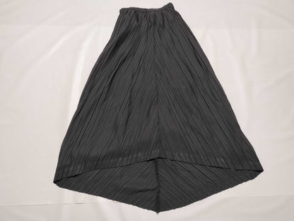ISSEY MIYAKE 80s Brush Tag Pleated Skirt JG51139 Black M Skirt