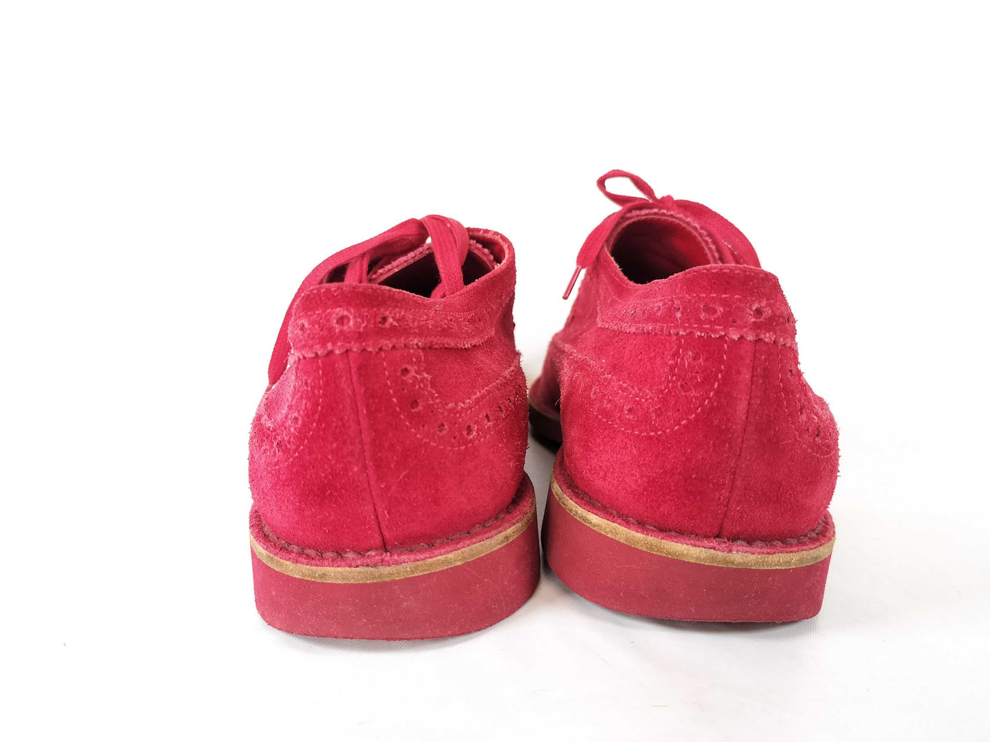 LOUIS VUITTON Wingtip Suede Rain Boots