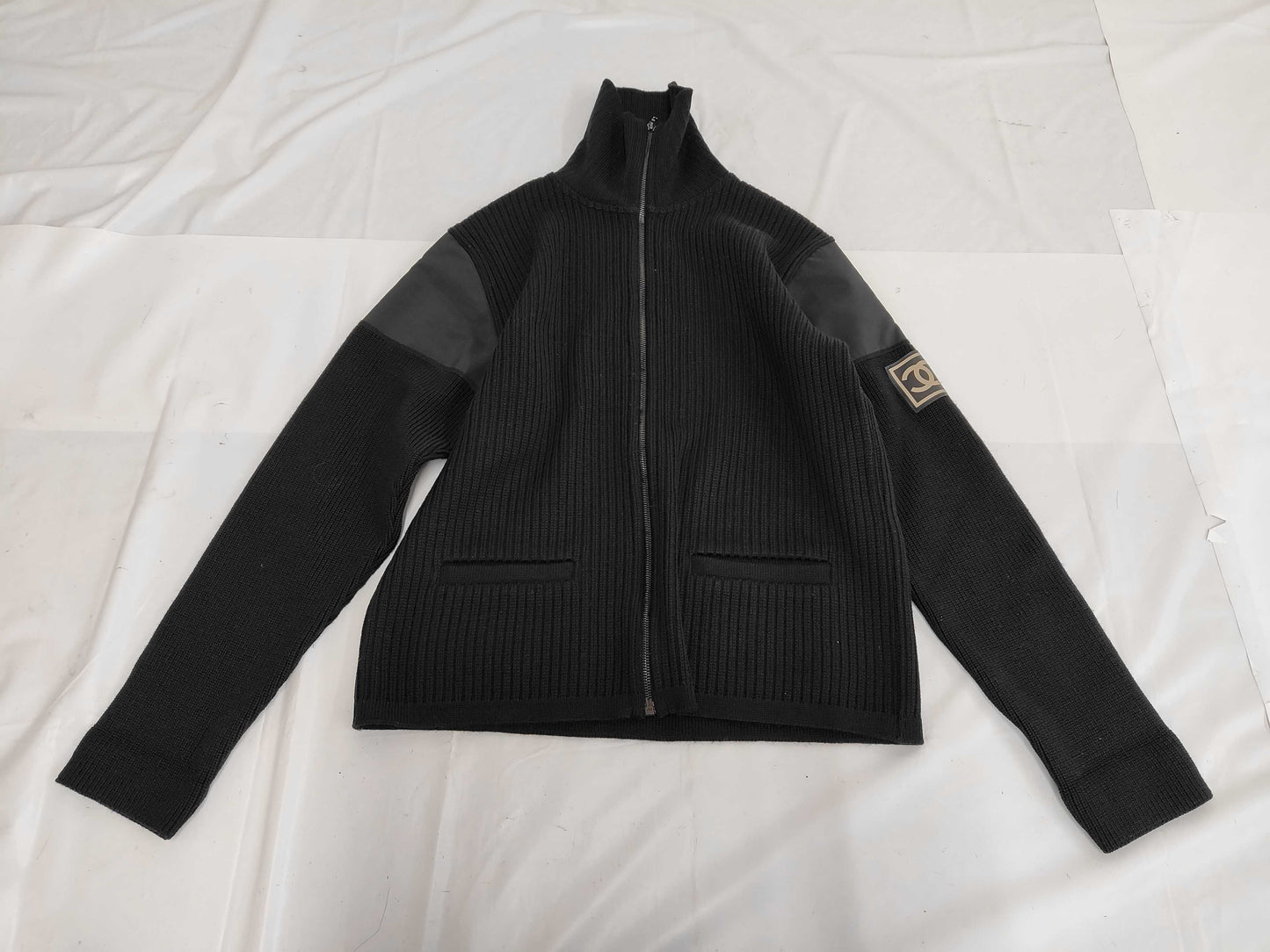 CHANEL Chanel Sport High Neck Knit Jacket