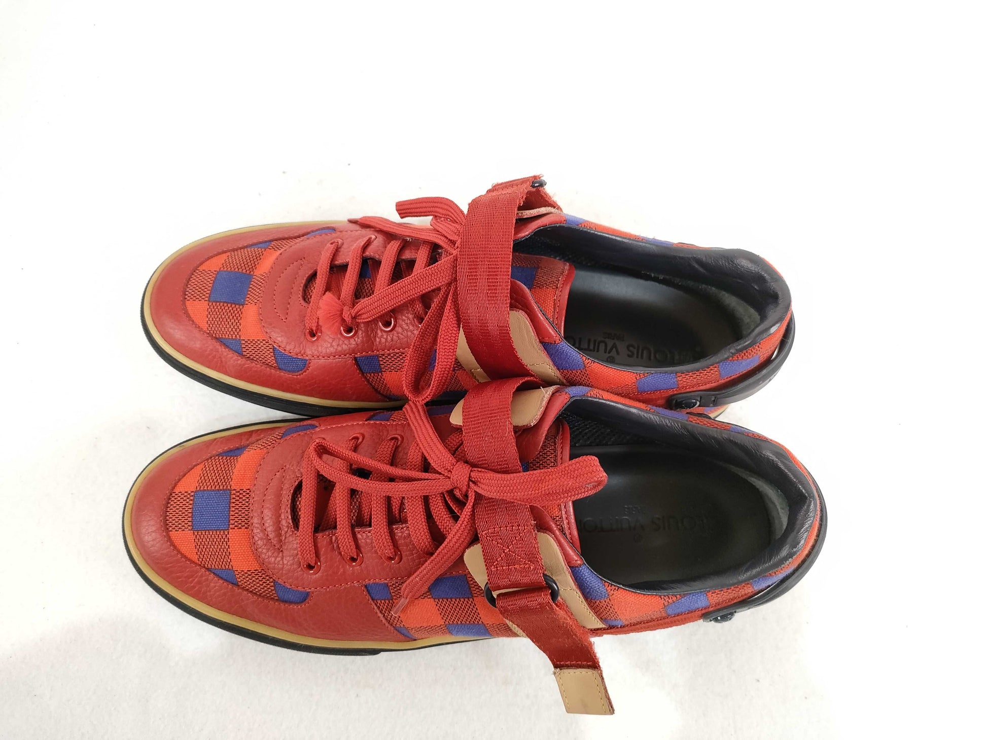LOUIS VUITTON Masai Line Damier Low-Cut Sneakers 8 Sneakers