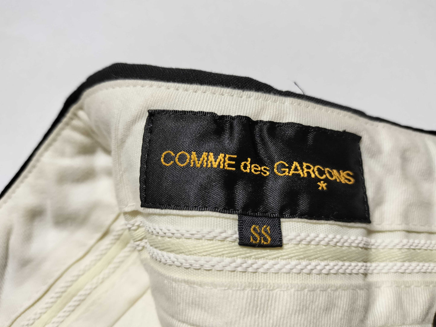 COMME des GARÇONS AD2006 06AW Wool Tapered Wide Slacks GR-P032 Black Pants