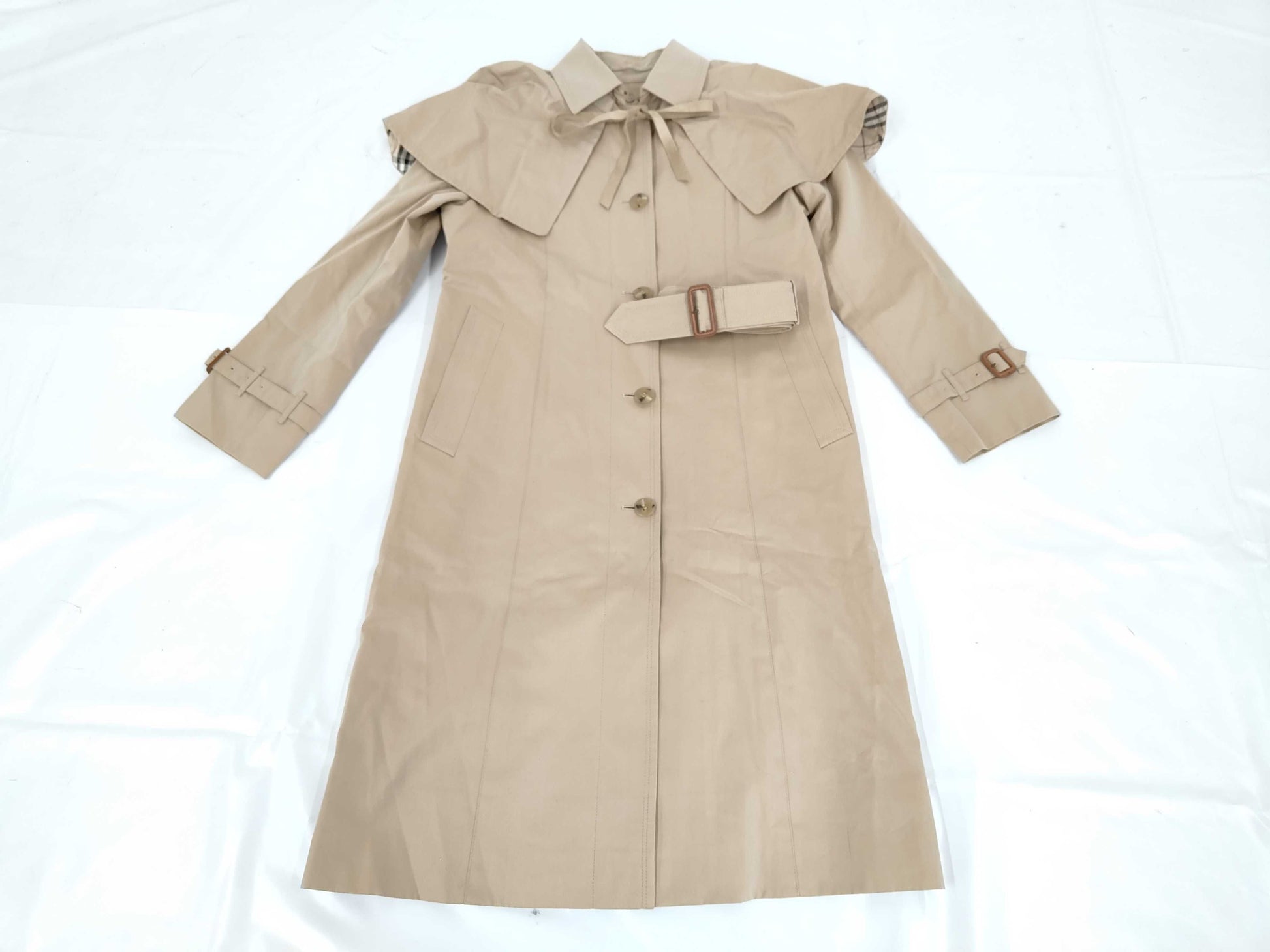 BURBERRY London Sanyo Shokai 100% Cotton Balcony Coat FD236-533-42 Beige Coat