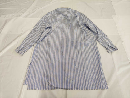 GUCCI 2018 Cotton Shirt Dress with Detachable Striped Collar 