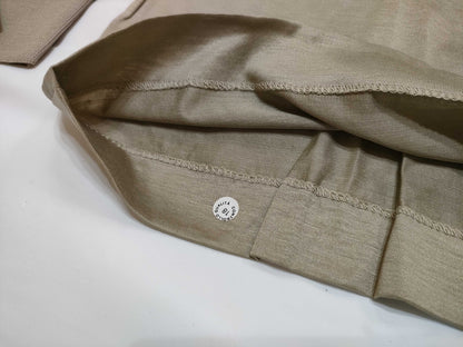 CELINE Homme Cotton Polo Shirt Filoscozia Beige Top