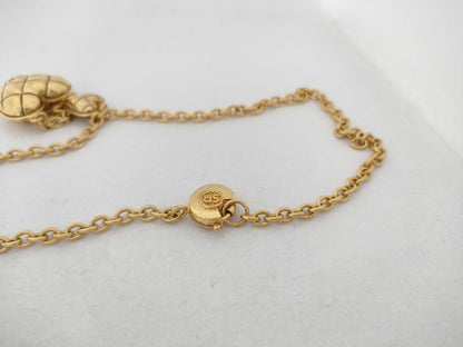 SONIARY RYKIEL Sonia Rykiel Heart Lattice Motif Earrings and Pendant Necklace Set in Grand Prix Gold