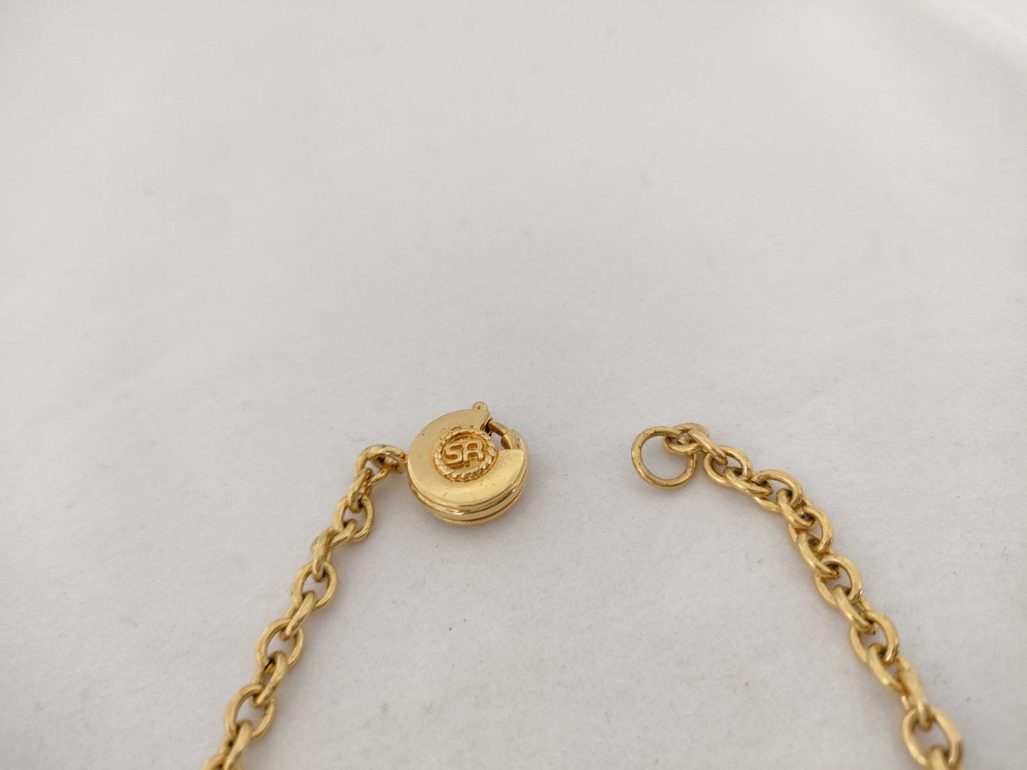 SONIARY RYKIEL Sonia Rykiel Heart Lattice Motif Earrings and Pendant Necklace Set in Grand Prix Gold