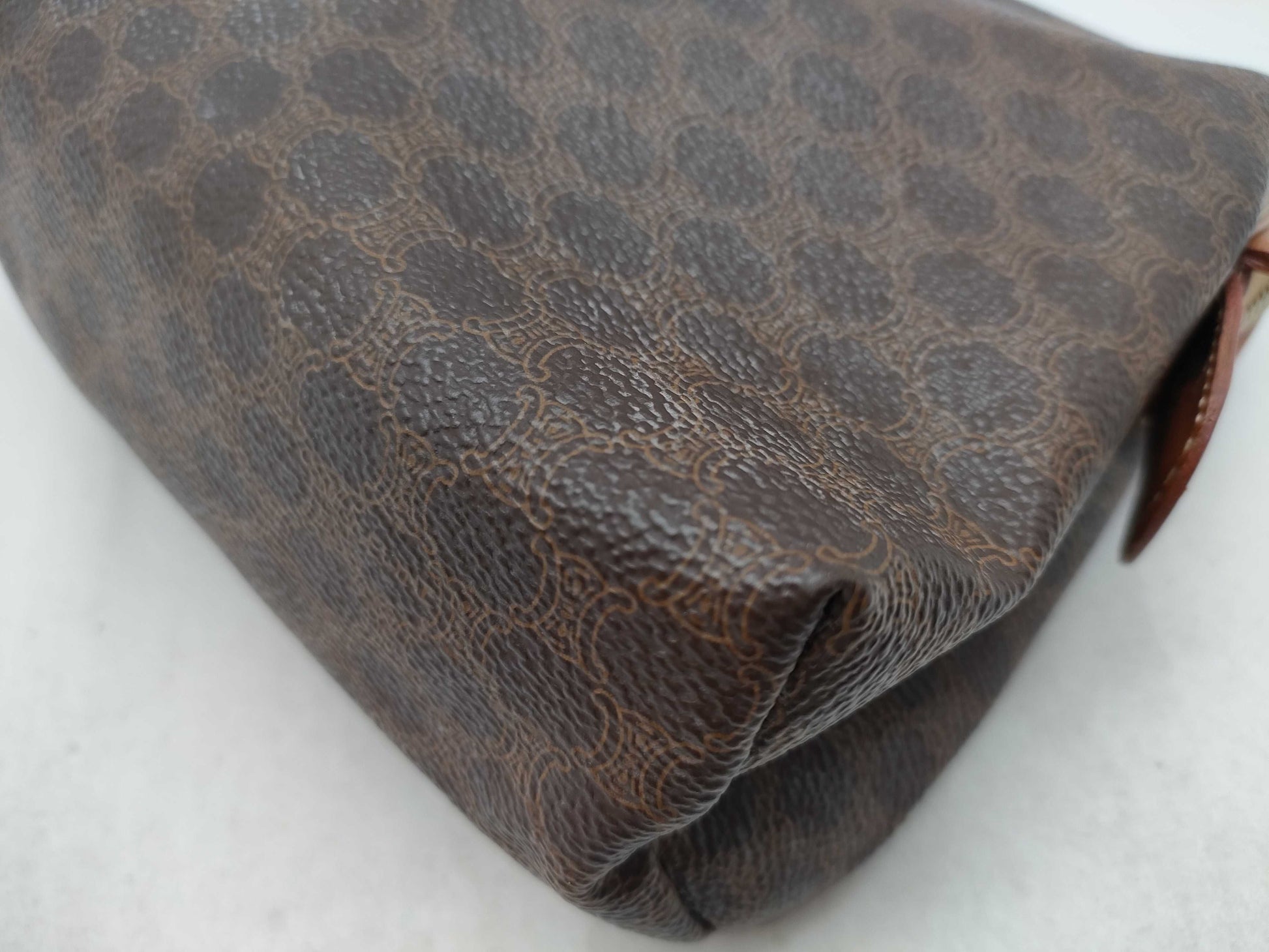 CELINE Macadam PVC Pouch MC98/1 Brown