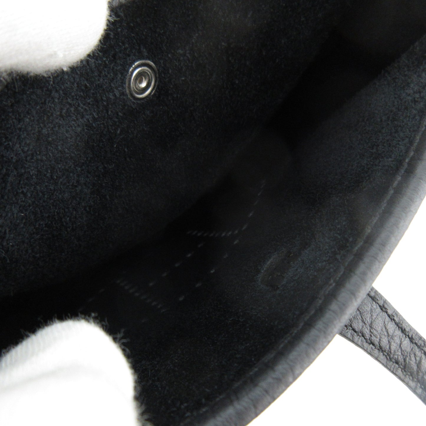 HERMES Evelyn TPM 16 Taurillon Clemence Leather Shoulder Bag in Black with Silver Hardware and Protective Seal, K Stamp