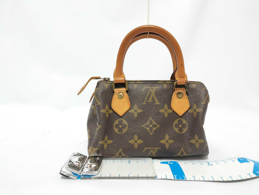 LOUIS VUITTON Monogram LOUIS VUITTON M41534 Mini Speedy Monogram Handbag Shoulder Bag Pouch