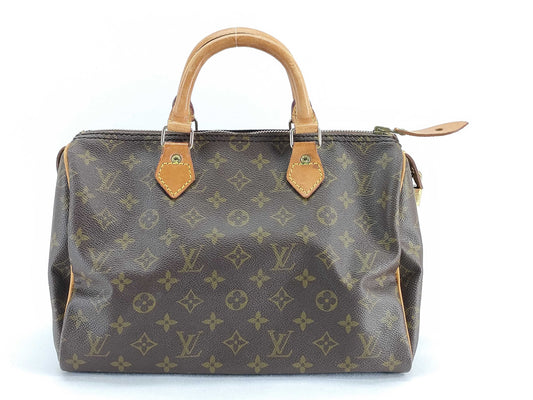 LOUIS VUITTON Monogram LOUIS VUITTON M41526 Speedy 30 Monogram Handbag Boston Bag