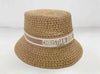 Dior D-Bobby Boeheim Hat, Brown Raffia with Logo Band, #56, Other Accessories
