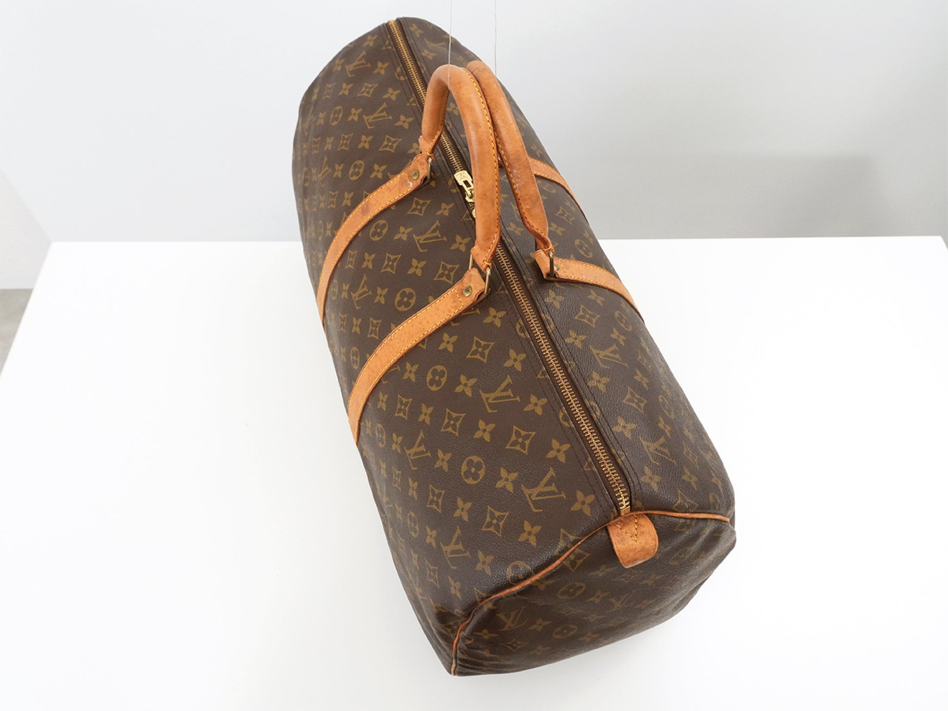 LOUIS VUITTON Monogram Keepall 55 Boston Bag
