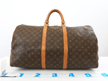 LOUIS VUITTON Monogram Keepall 55 Boston Bag