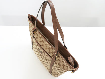 GUCCI GG Canvas Tote Bag 388929 with Care Card