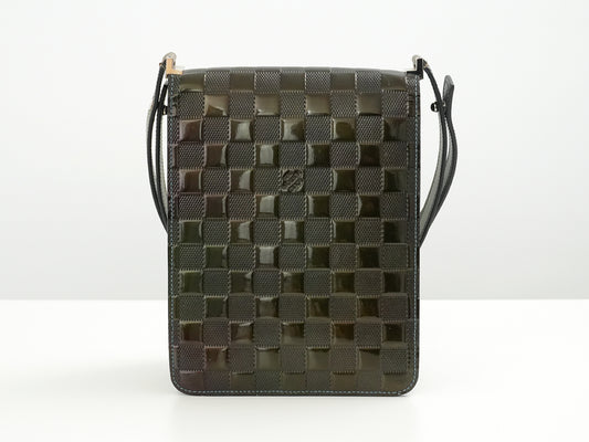 LOUIS VUITTON Damier Vernis Club Handbag