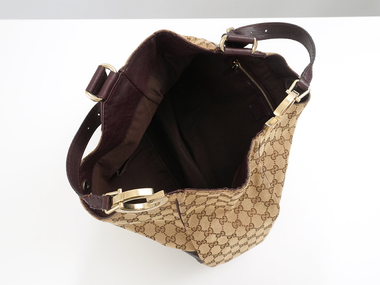 GUCCI GG Canvas GUCCI Charlotte GG Canvas Tote Bag 218782