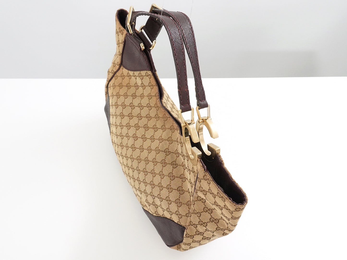 GUCCI GG Canvas GUCCI Charlotte GG Canvas Tote Bag 218782