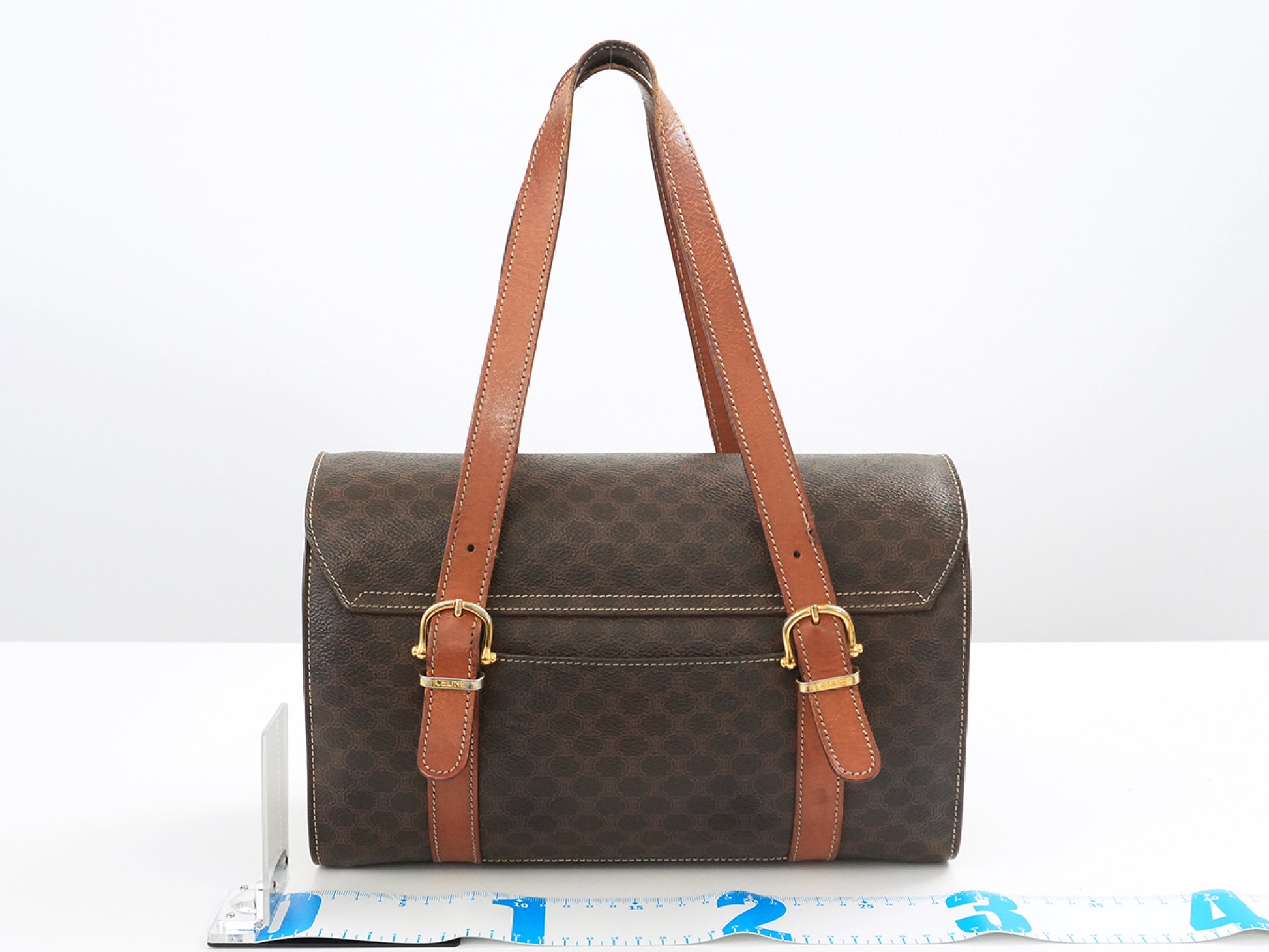 CELINE Macadam PVC Leather Handbag