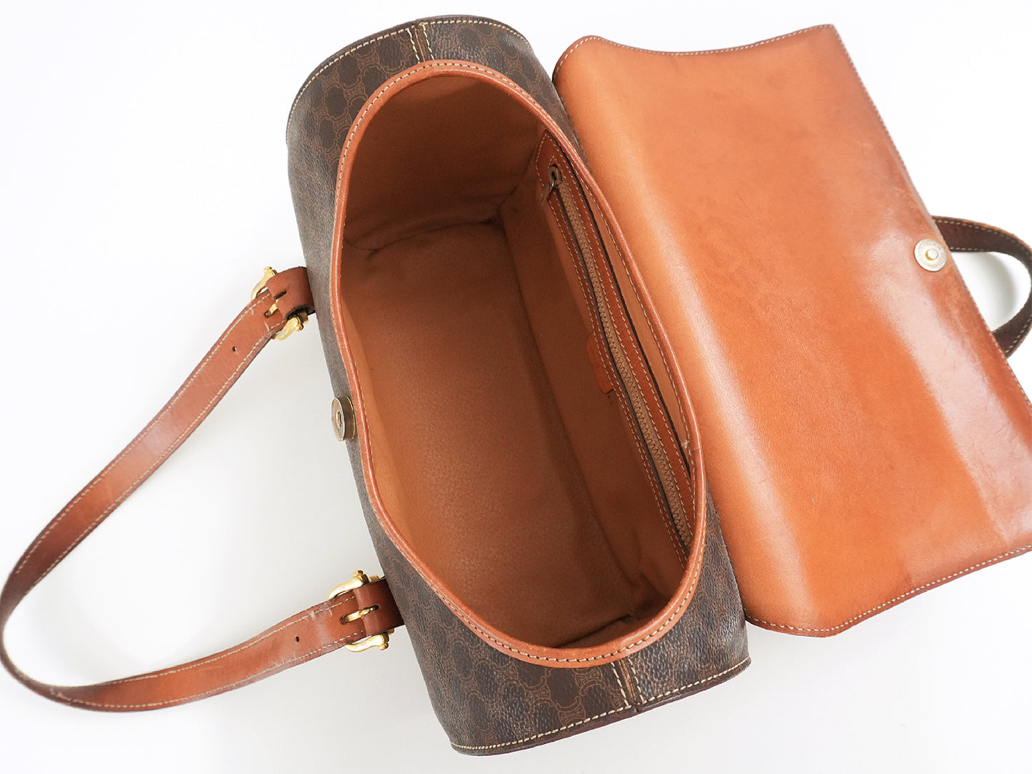 CELINE Macadam PVC Leather Handbag