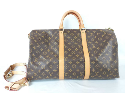 LOUIS VUITTON Monogram LV Keepall Boston Bag