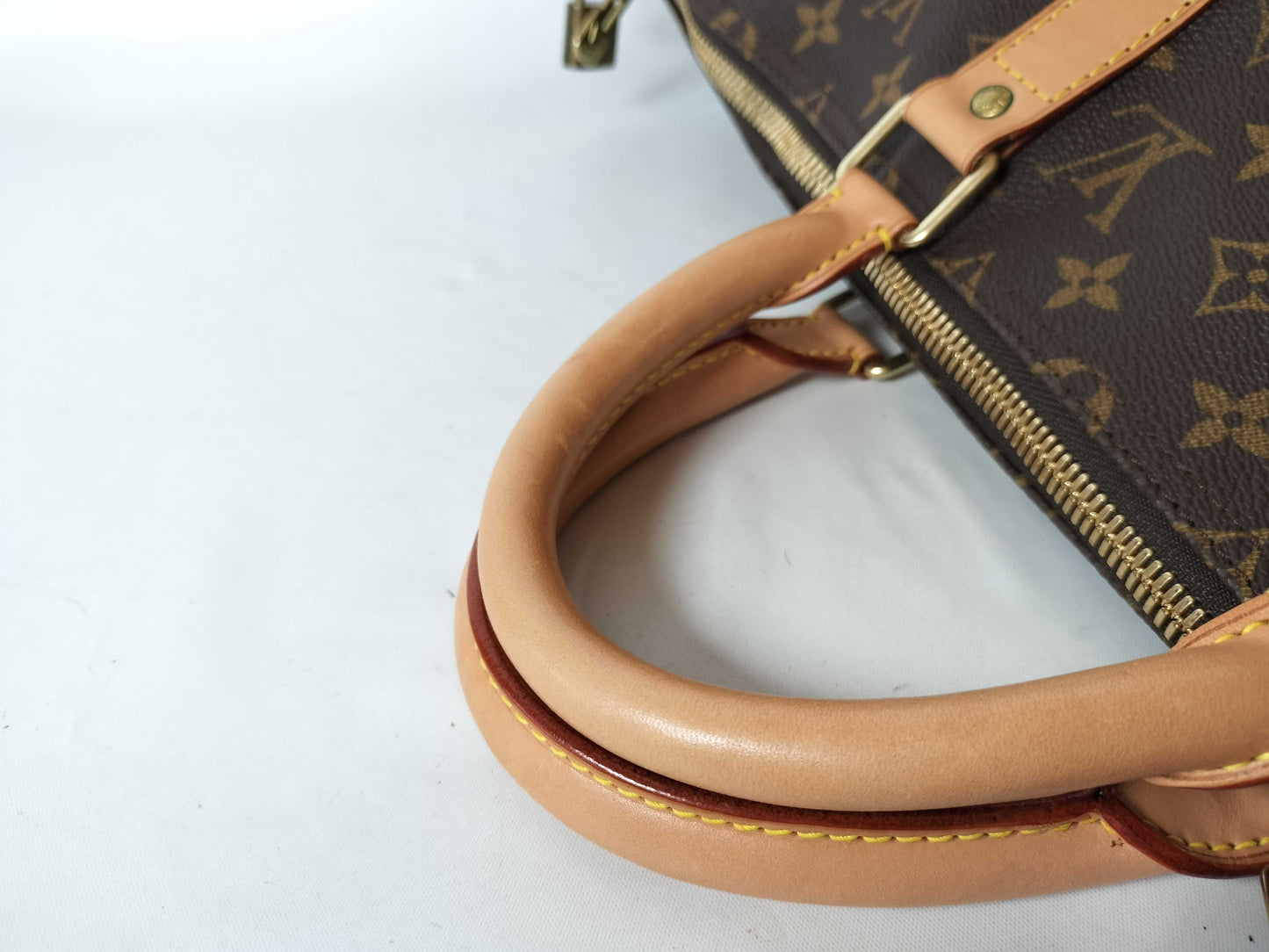 LOUIS VUITTON Monogram LV Keepall Boston Bag