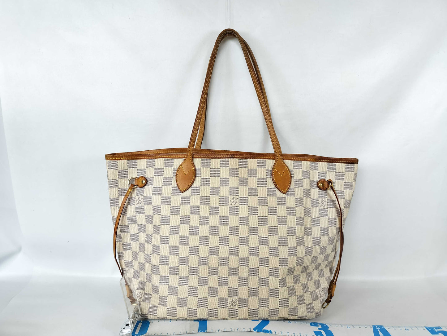 LOUIS VUITTON Damier Azur LV Tote Bag