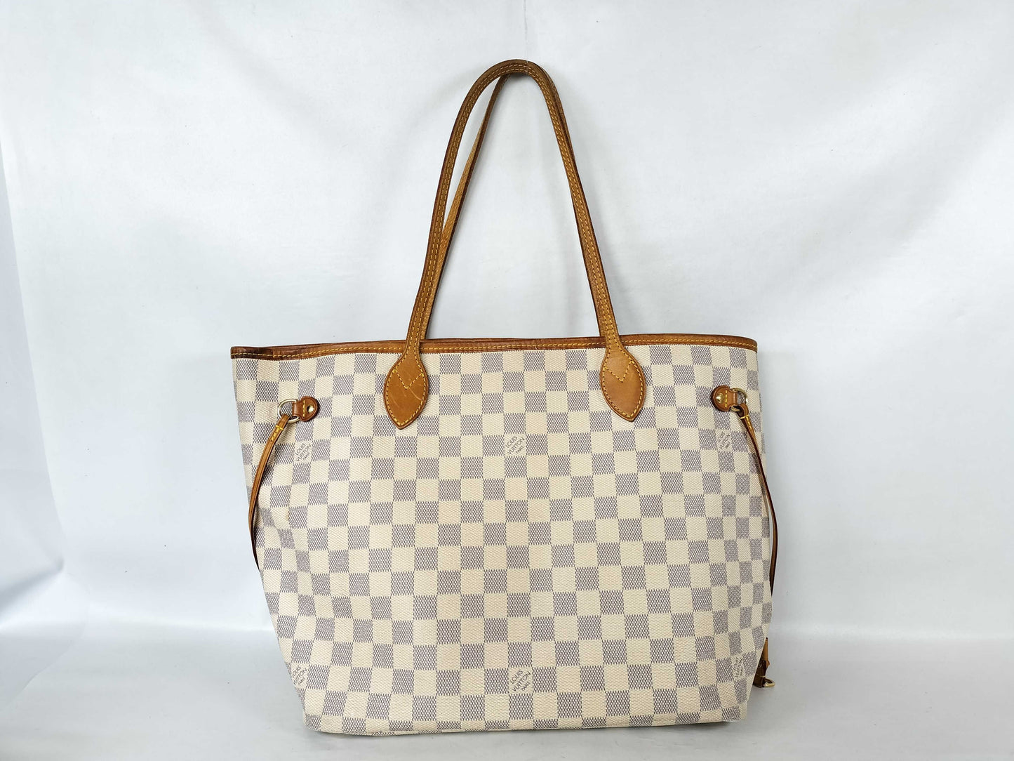 LOUIS VUITTON Damier Azur LV Tote Bag