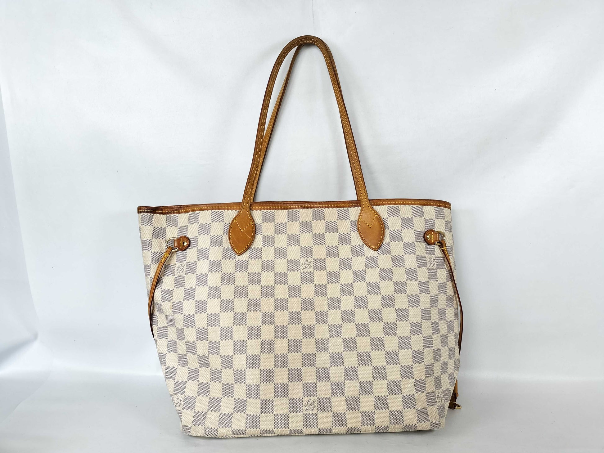 LOUIS VUITTON Damier Azur LV Tote Bag