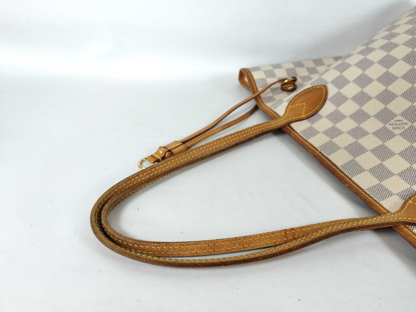 LOUIS VUITTON Damier Azur LV Tote Bag