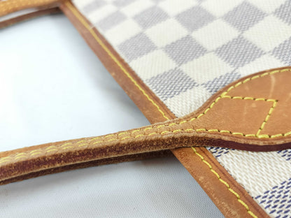 LOUIS VUITTON Damier Azur LV Tote Bag