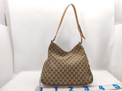 GUCCI GG Canvas Shoulder Bag 257026