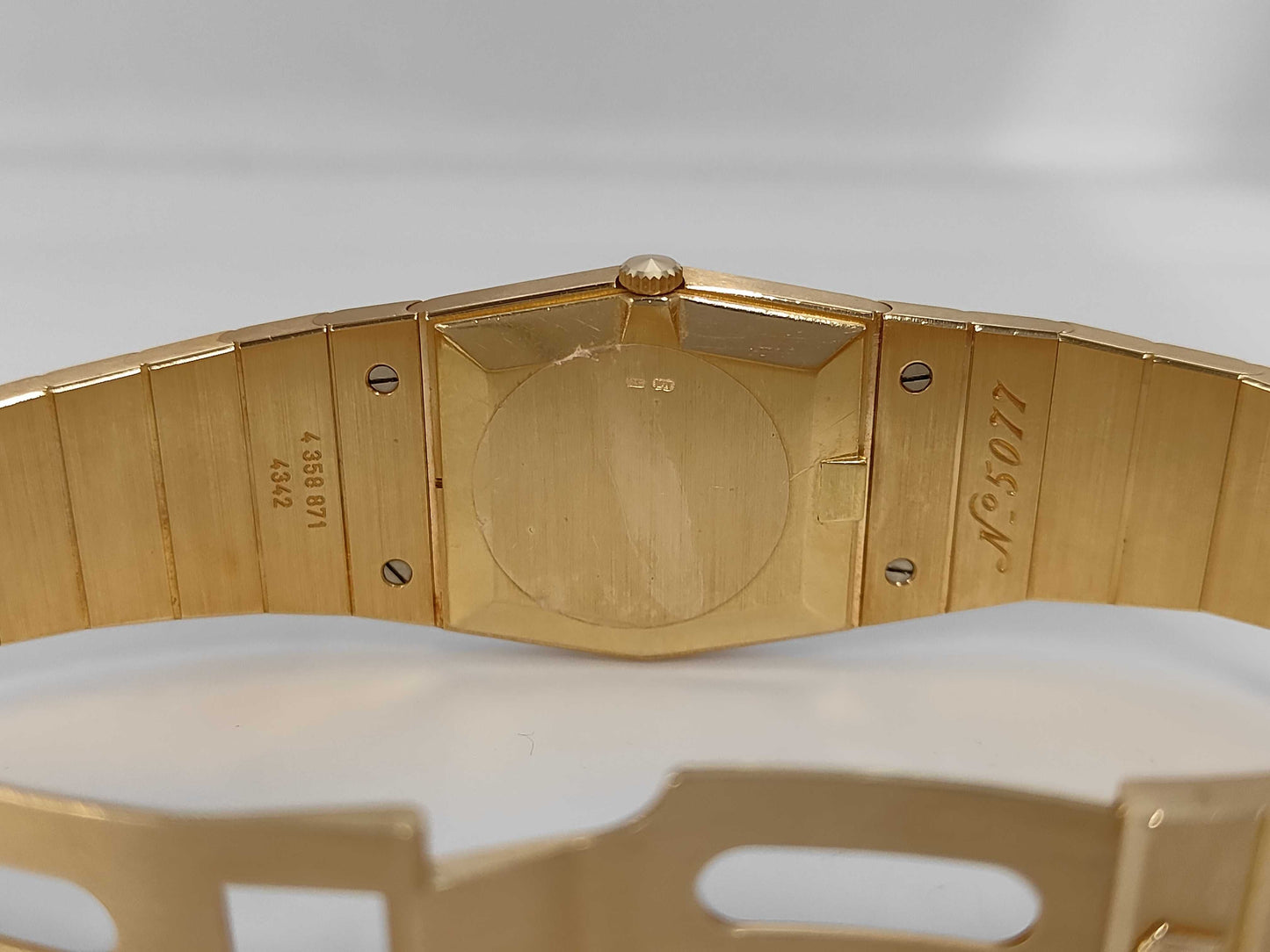 ROLEX Cellini 4342 4358871 5077 Manual Winding K18 Women's Watch