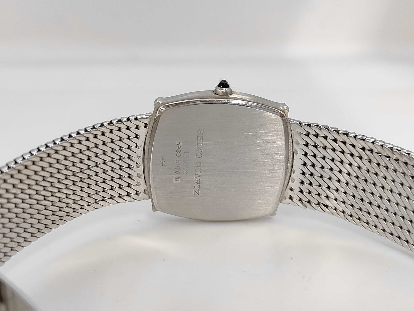 Credor 5930-5070 Quartz Silver Dial K18 Women's Watch