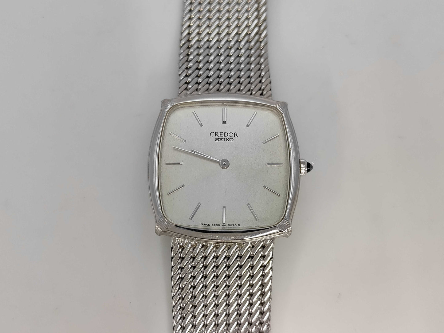 Credor 5930-5070 Quartz Silver Dial K18 Women's Watch