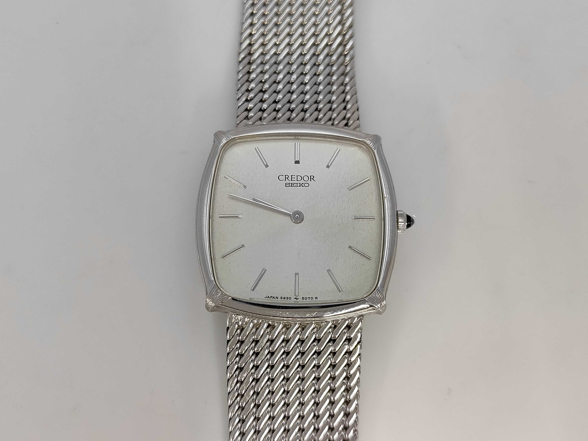 Credor 5930-5070 Quartz Silver Dial K18 Women's Watch