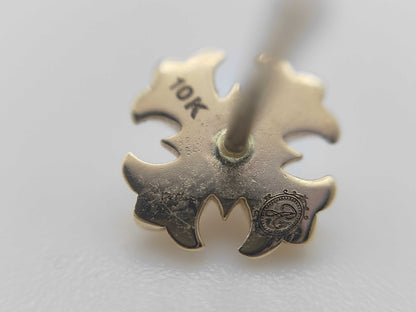 Avalanche Diamond Earrings, 10K Gold, 0.7g per earring 