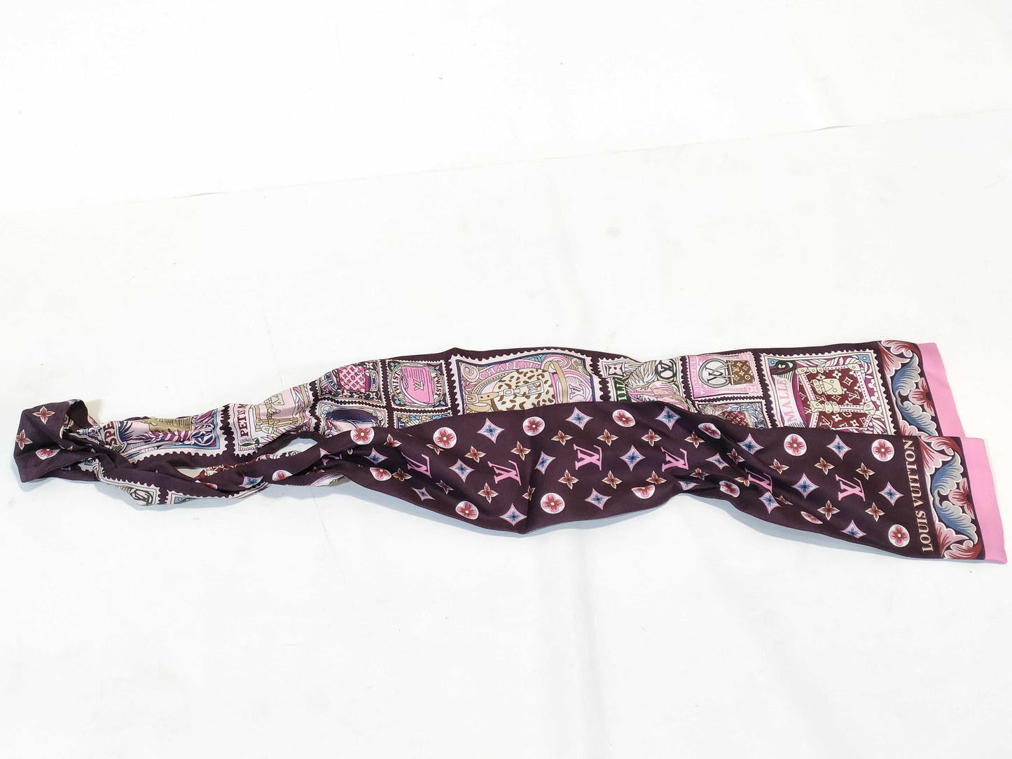 LOUIS VUITTON LV Bandeau Ratel à Louis M73849 AT0139 Scarf
