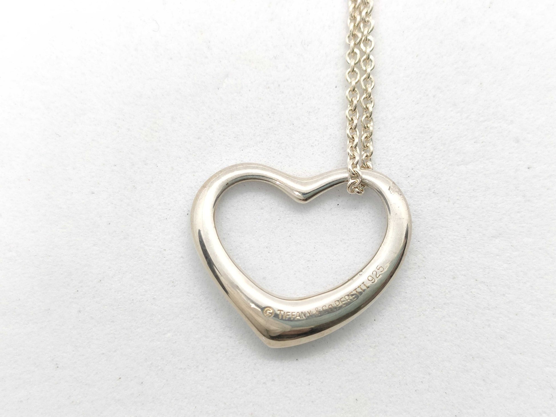 Tiffany & Co. Open Heart Tiffany Open Heart Necklace 925 5.4g Necklace