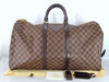 LOUIS VUITTON Damier Keepall 55 Bandouliere Boston Bag N41414 MB1143