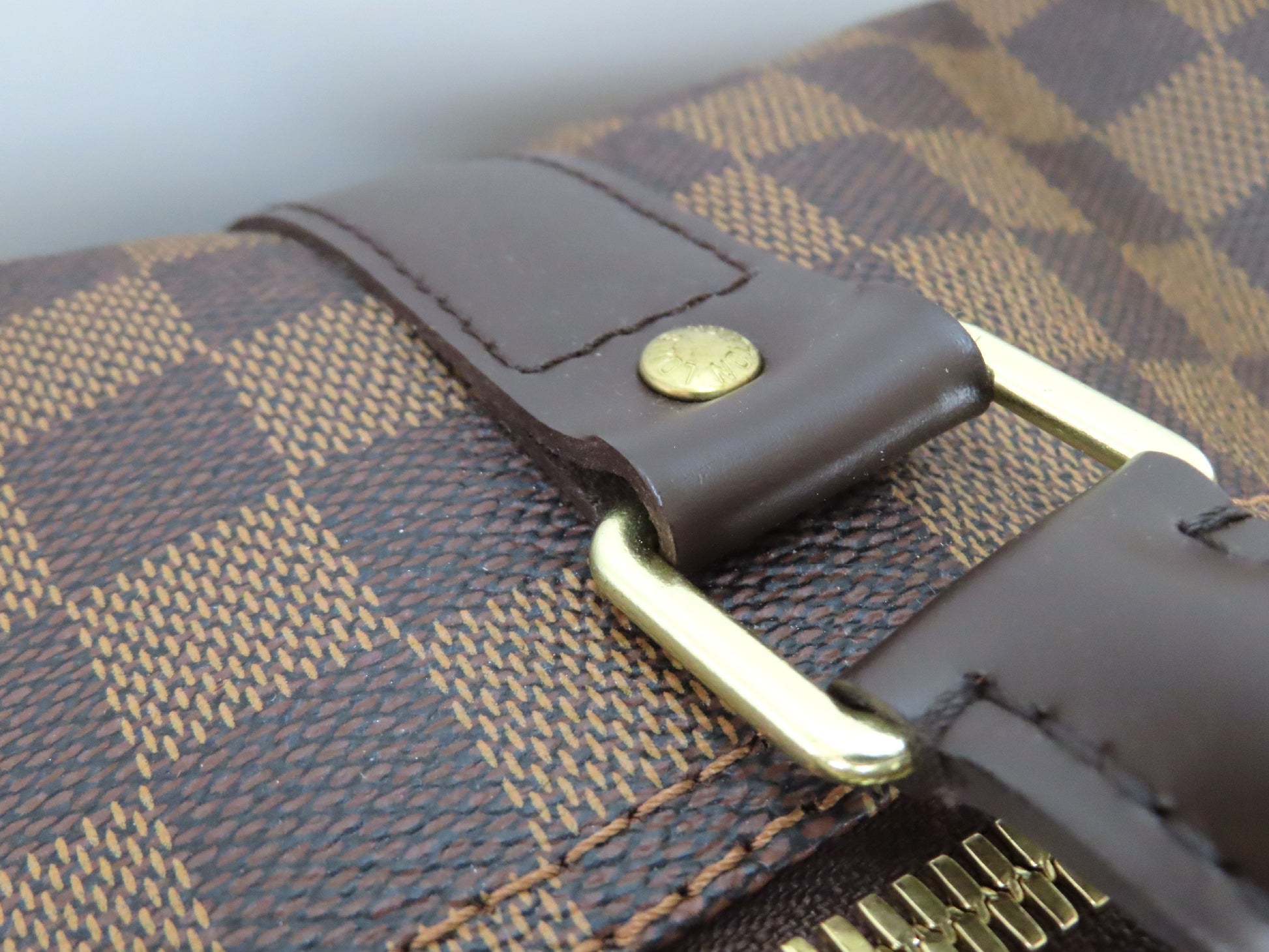 LOUIS VUITTON Damier Keepall 55 Bandouliere Boston Bag N41414 MB1143