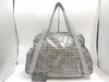 CHANEL Unlimited Shoulder Bag with Seal 12672880 and Guarantee Card, Nylon Silver Shoulder Bag