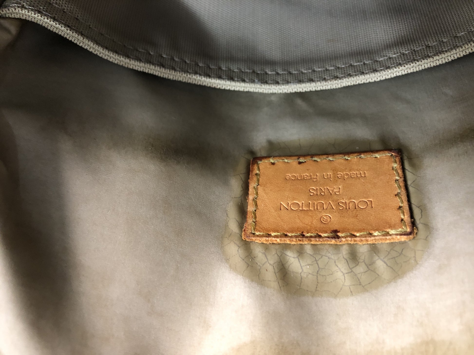 LOUIS VUITTON Damier Geant Citadan M93040 SP1024 Canvas Tail Shoulder Bag