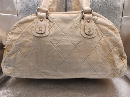 LOUIS VUITTON Matelasse Shoulder Bag with Seal, 10943015, Coco Charm, Storage Pouch, Beige Lambskin Shoulder Bag