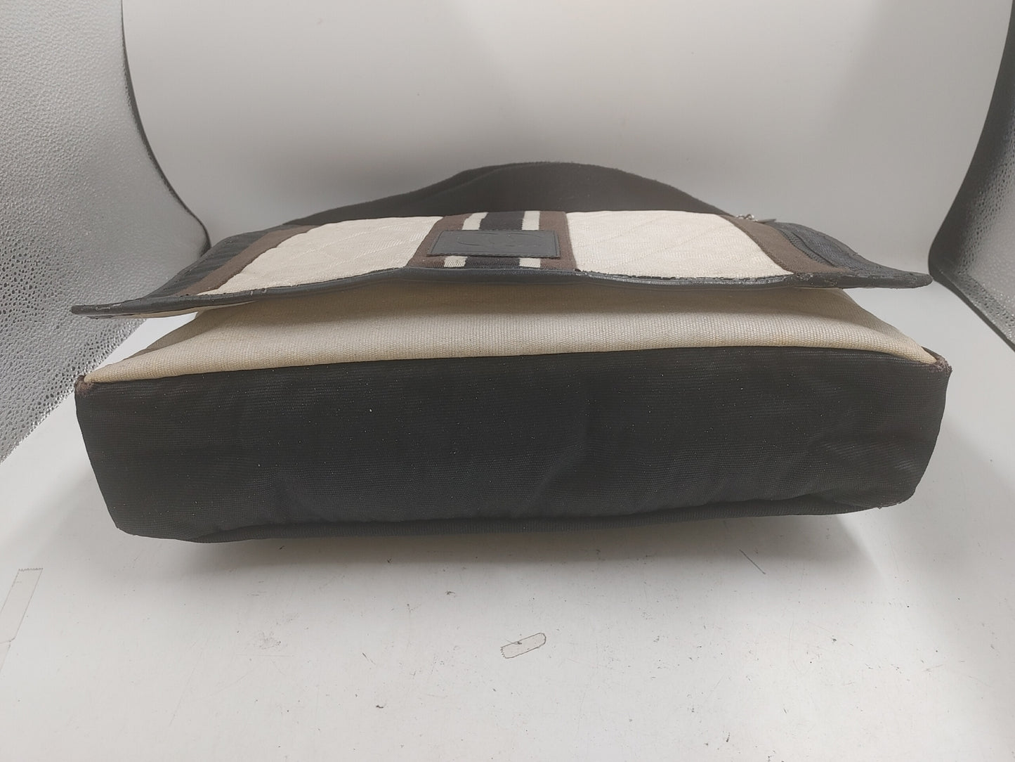 CHANEL Sport Line Shoulder Bag/Messenger Bag with Seal 12781193 Cotton White Shoulder Bag