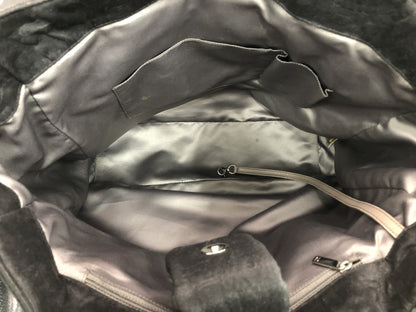 CHANEL Paris-Biarritz Matelasse Shoulder Bag with Seal, 12336370, Dust Bag Included, Coated Canvas, Black