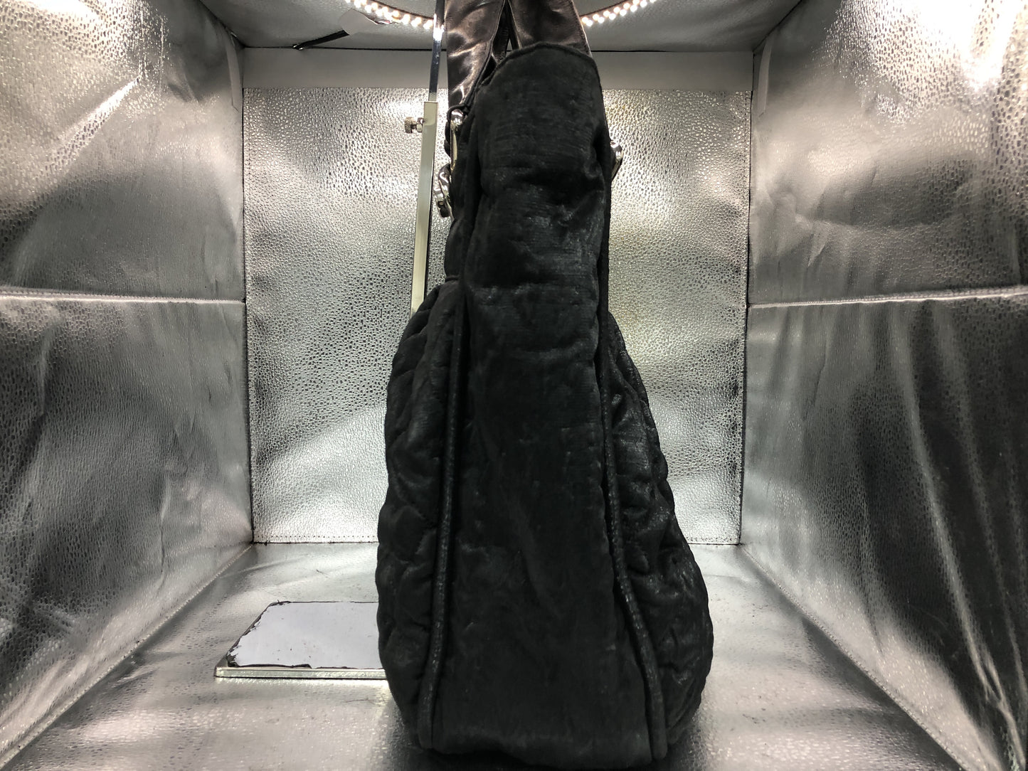 CHANEL Paris-Biarritz Matelasse Shoulder Bag with Seal, 12336370, Dust Bag Included, Coated Canvas, Black