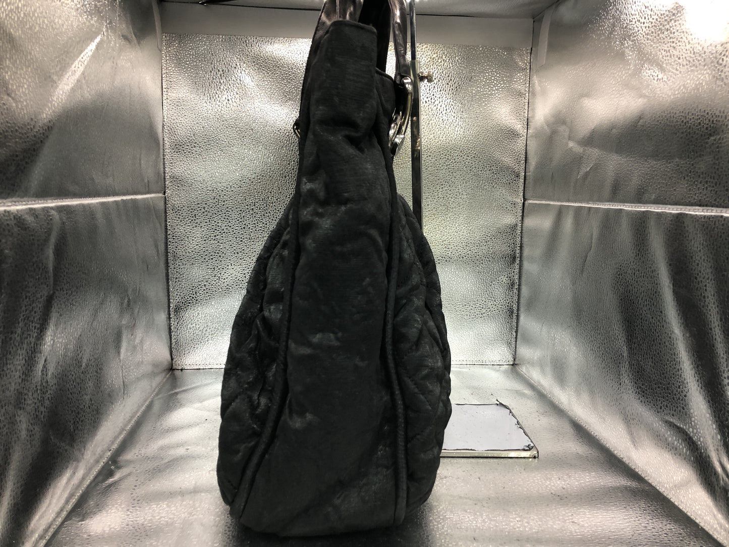 CHANEL Paris-Biarritz Matelasse Shoulder Bag with Seal, 12336370, Dust Bag Included, Coated Canvas, Black