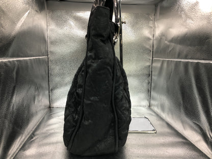 CHANEL Paris-Biarritz Matelasse Shoulder Bag with Seal, 12336370, Dust Bag Included, Coated Canvas, Black