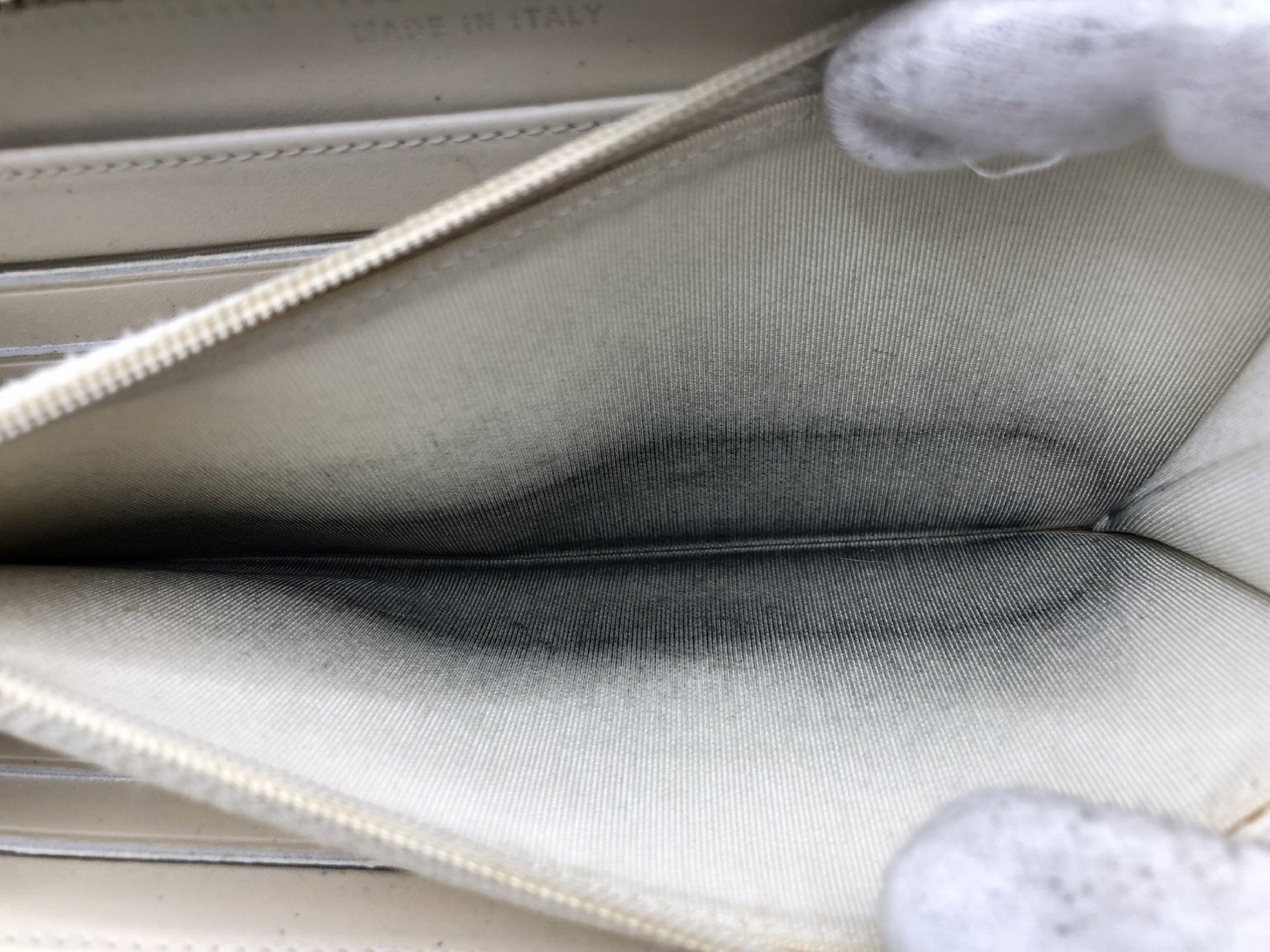 CHANEL 2.55 Matelasse Icon Zip-Around Long Wallet with Seal 20805731, Includes Warranty Card, Box, and Bag, White Lambskin Wallet